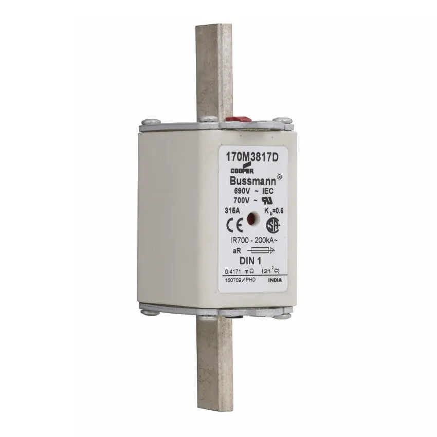 New Original Ea-Ton Bussmann Series 170m3817D High Speed Square Body Fuse 700V 315A 200kaic Combination Fuse Status Indicator Good Price
