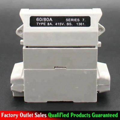 Bakelite Low Voltage Single Pole 60A 80A 100A 200A Cut-out Fuse; 60A/80A Sp&N (Single Pole and Neutral) Cutout Fuses