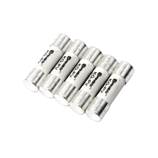 Cylindrical Cartridge 10X38 1000V DC Solar PV Fuse and Link Fuse