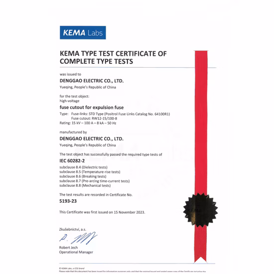 (H) RW5-40.5 Series Outdoor High-Voltage AC Drop-out Fuse
