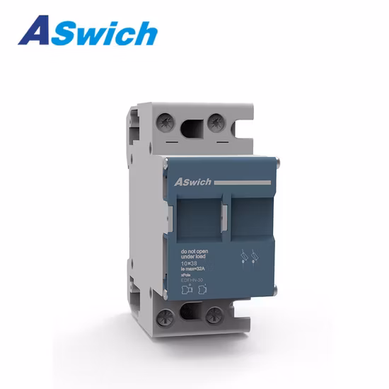 Gpv 1000VDC DIN Rail Solar PV 10X38 Cylindrical Fuse Holder with Indication Lamp