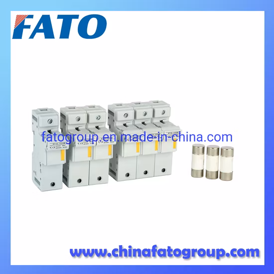 Professional Manufacturer Highly Quality 125A Fuse Holder Without LED Indication for Cylindrical Fuse Link